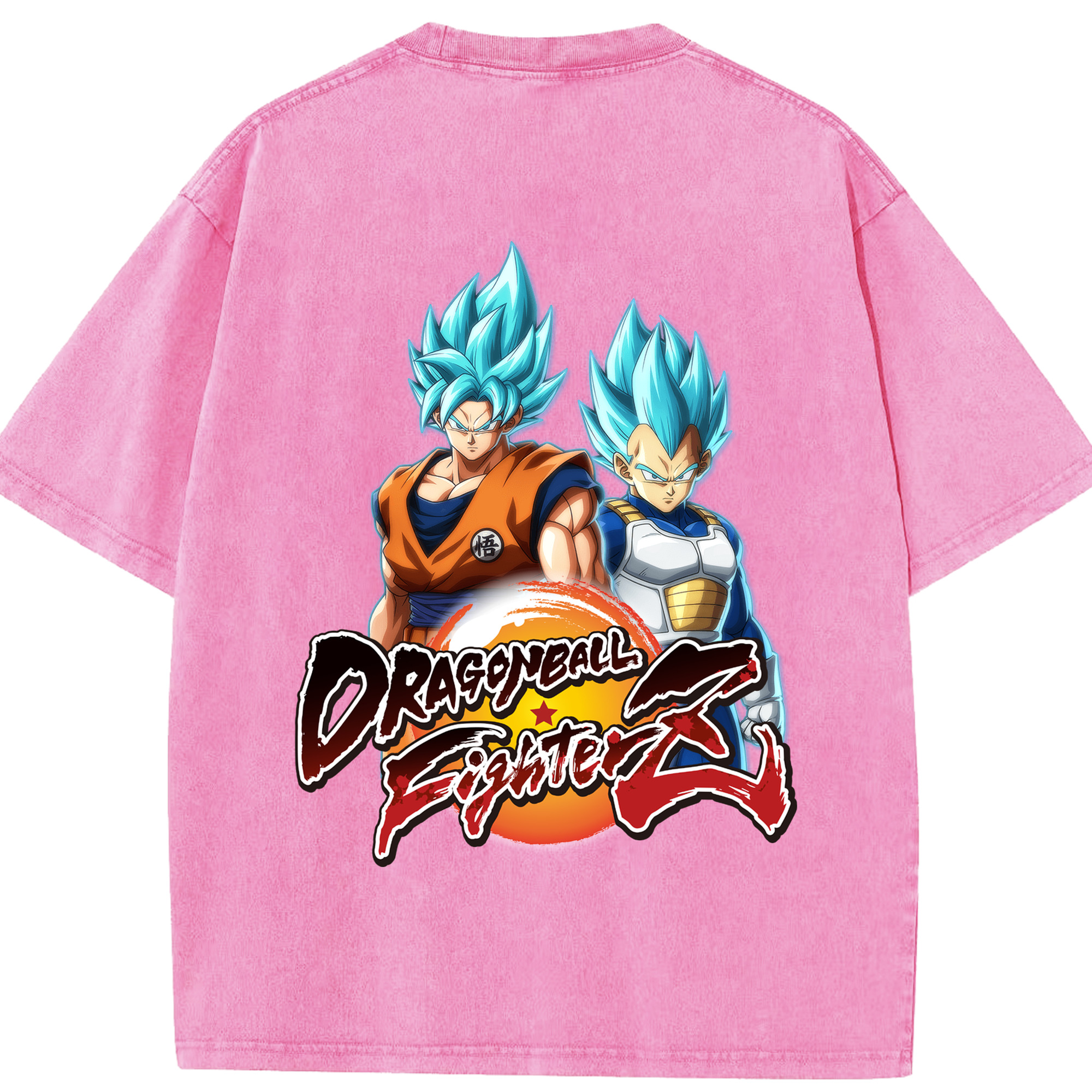 （画像用） ドラゴンボール DRAGON BALL 綿100% ヴィンテージ風 半袖Tシャツ（背面プリント）